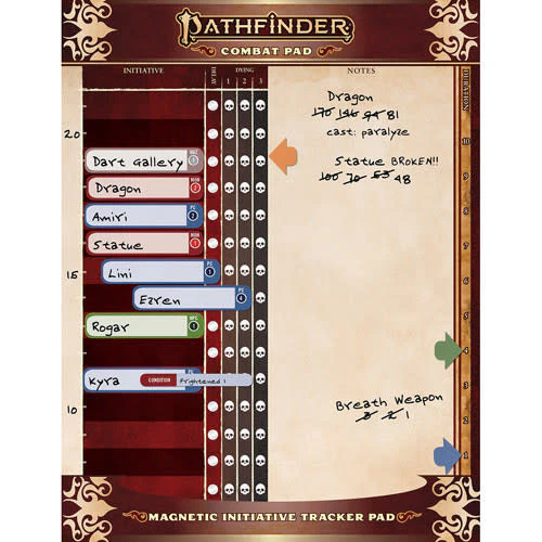 Pathfinder: Second Edition Combat Pad