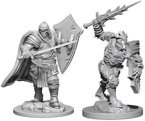 D&D Minis: Nolzur`s Marvelous Unpainted Miniatures, W6 Death Knight & Helmed Horror