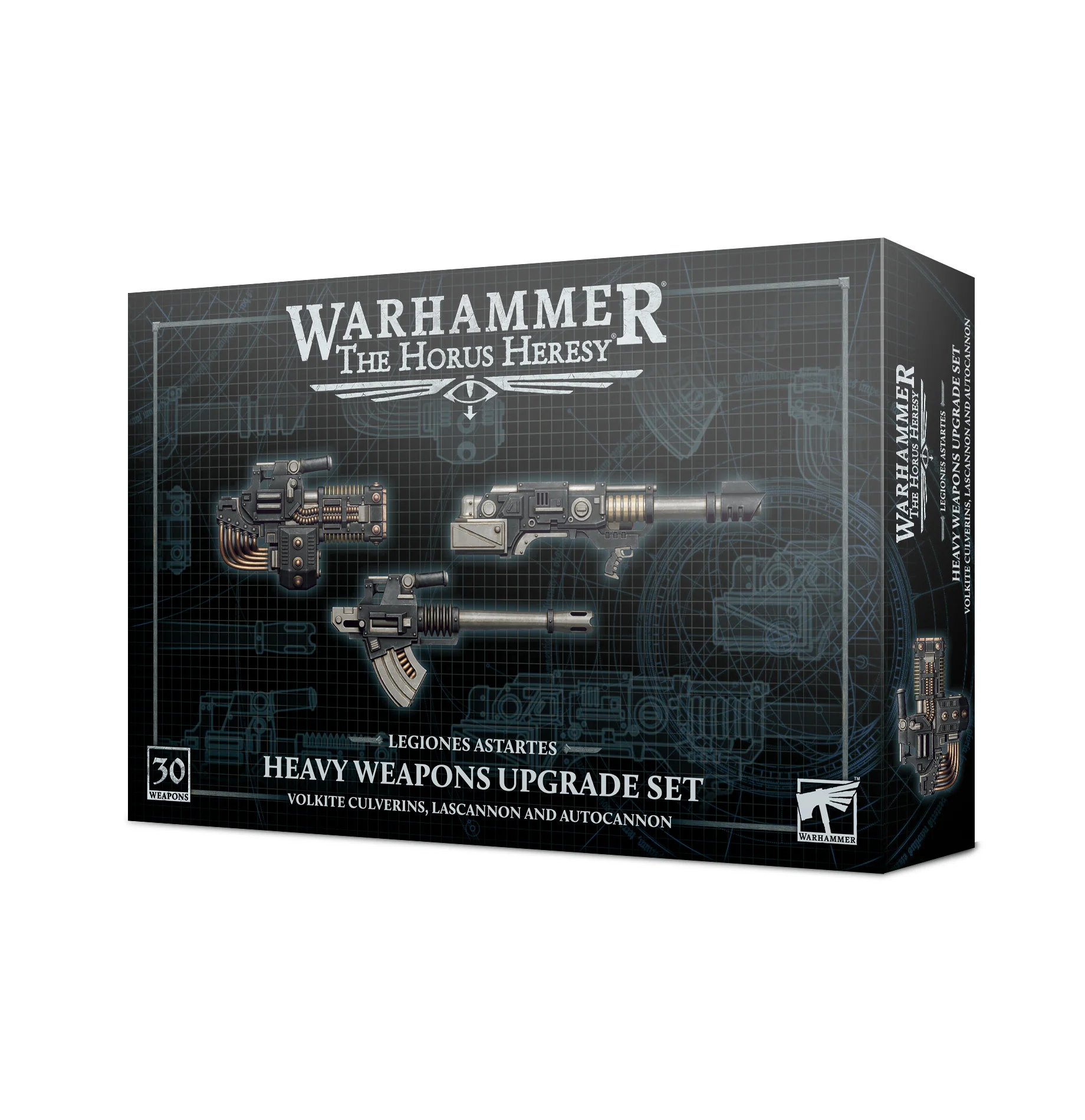 Legion Astartes: Heavy Weapons Upgrade Set, Volkite Culverins And Lascannons