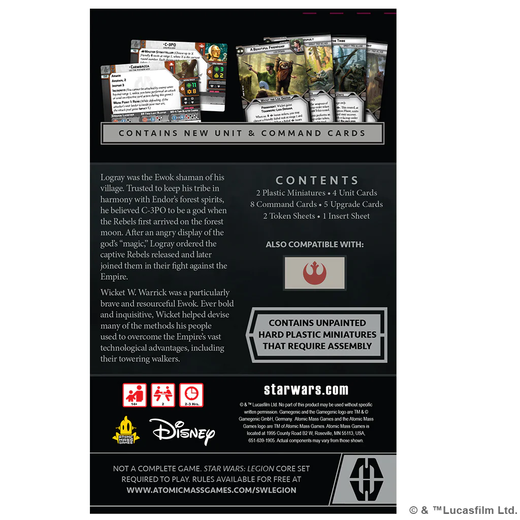 Star Wars: Legion - Logrey & Wicket Commander Expansion - Image 2