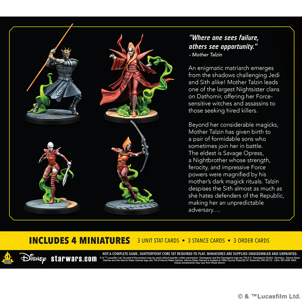Star Wars : Shatterpoint - Witches of Dathomir: Mother Talizin Squad Pack - Image 2