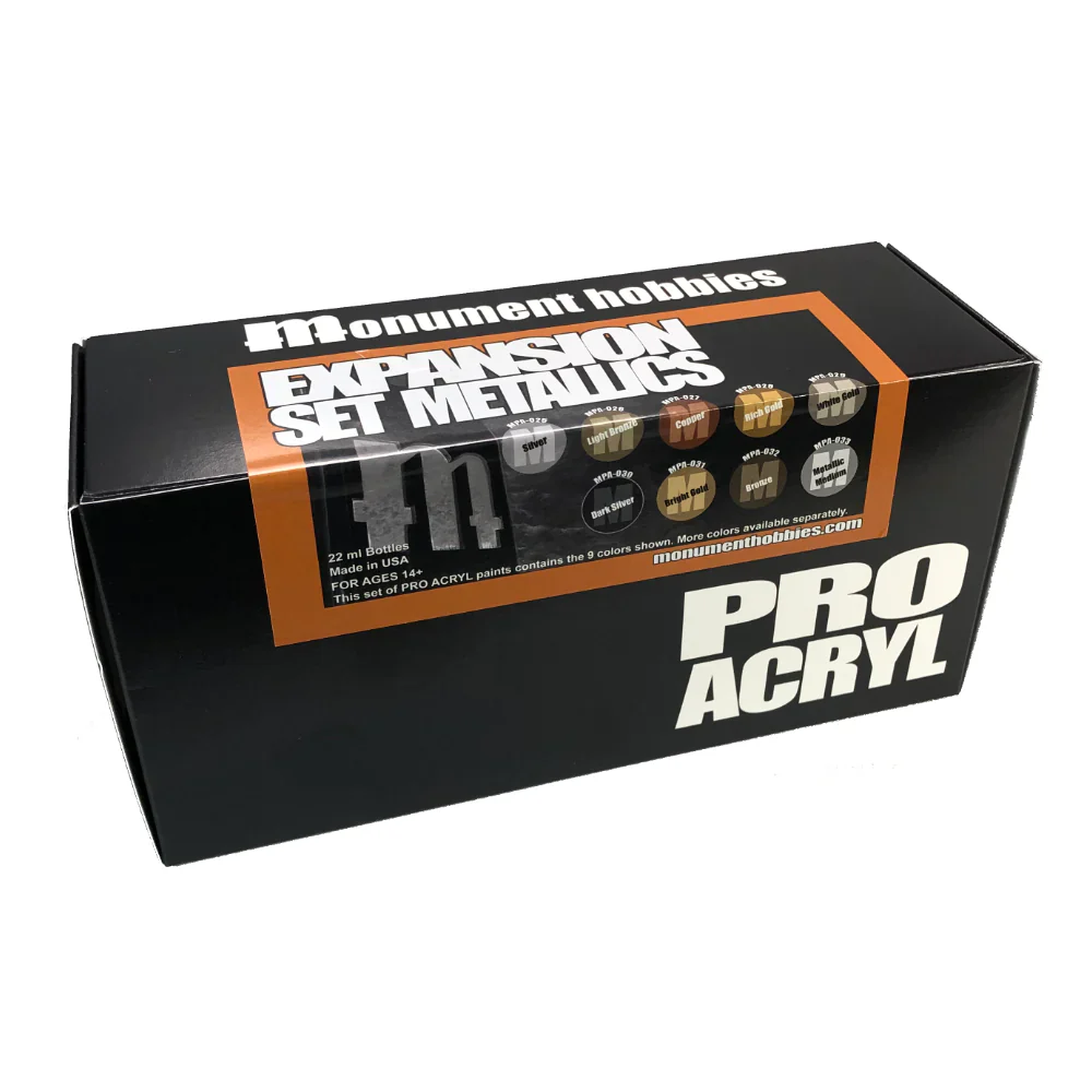 Pro Acryl Metallic Set – 9 Colors - Image 2