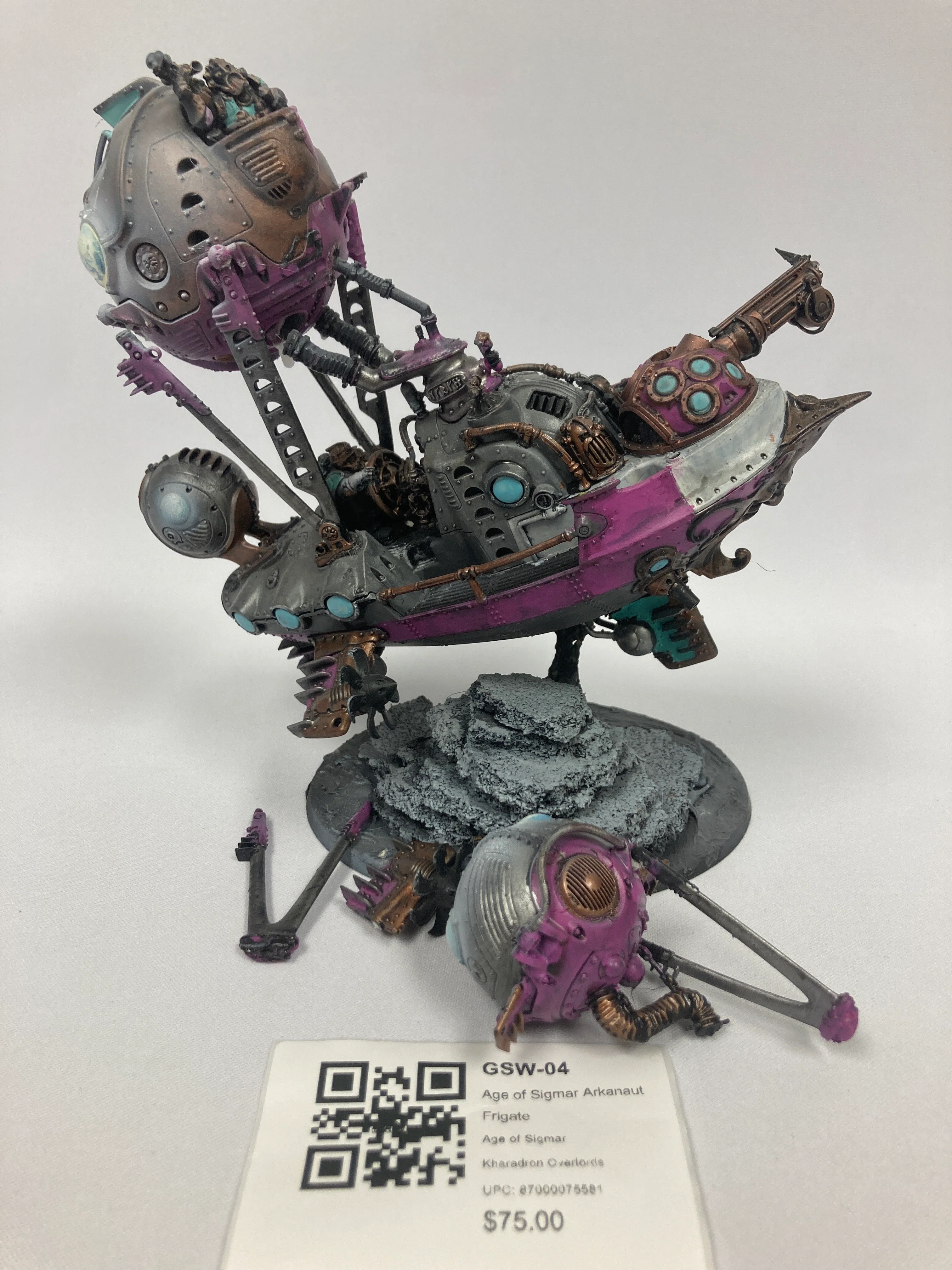 Age of Sigmar Arkanaut Frigate GSW-04