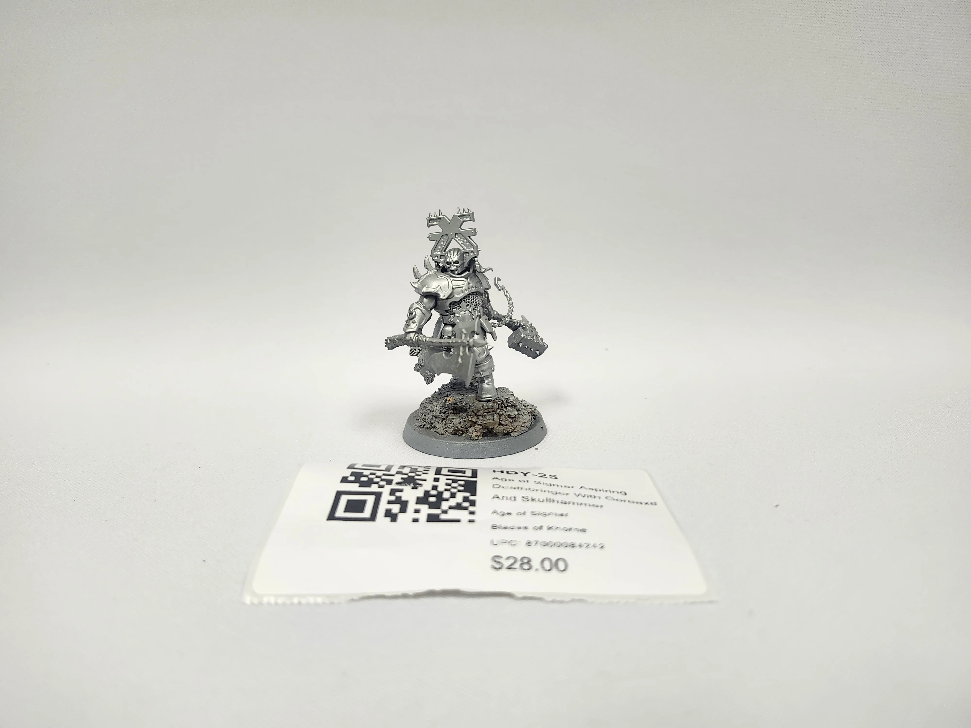 Age of Sigmar Aspiring Deathbringer With Goreaxe And Skullhammer HDY-25
