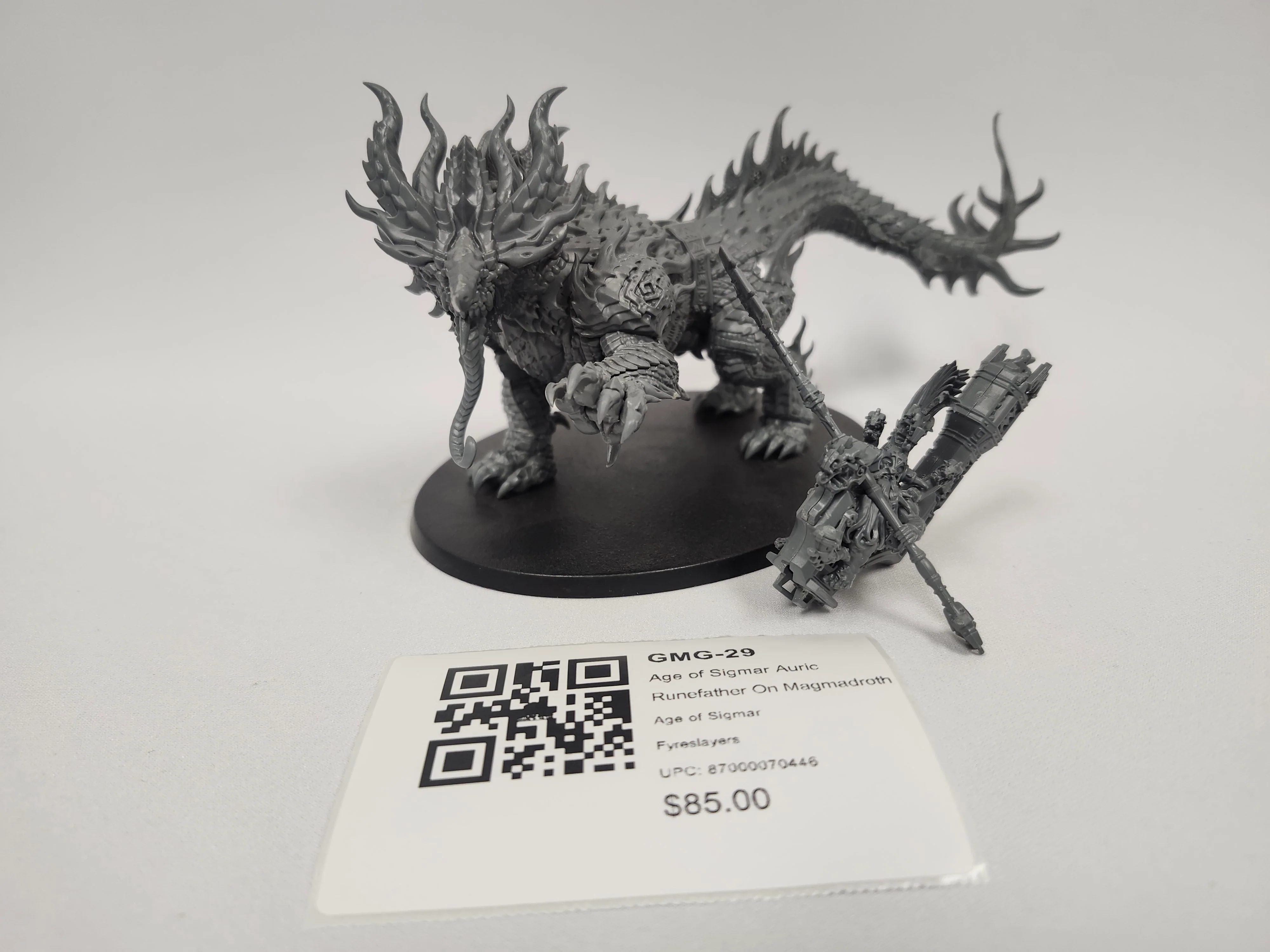 Age of Sigmar Auric Runefather On Magmadroth GMG-29