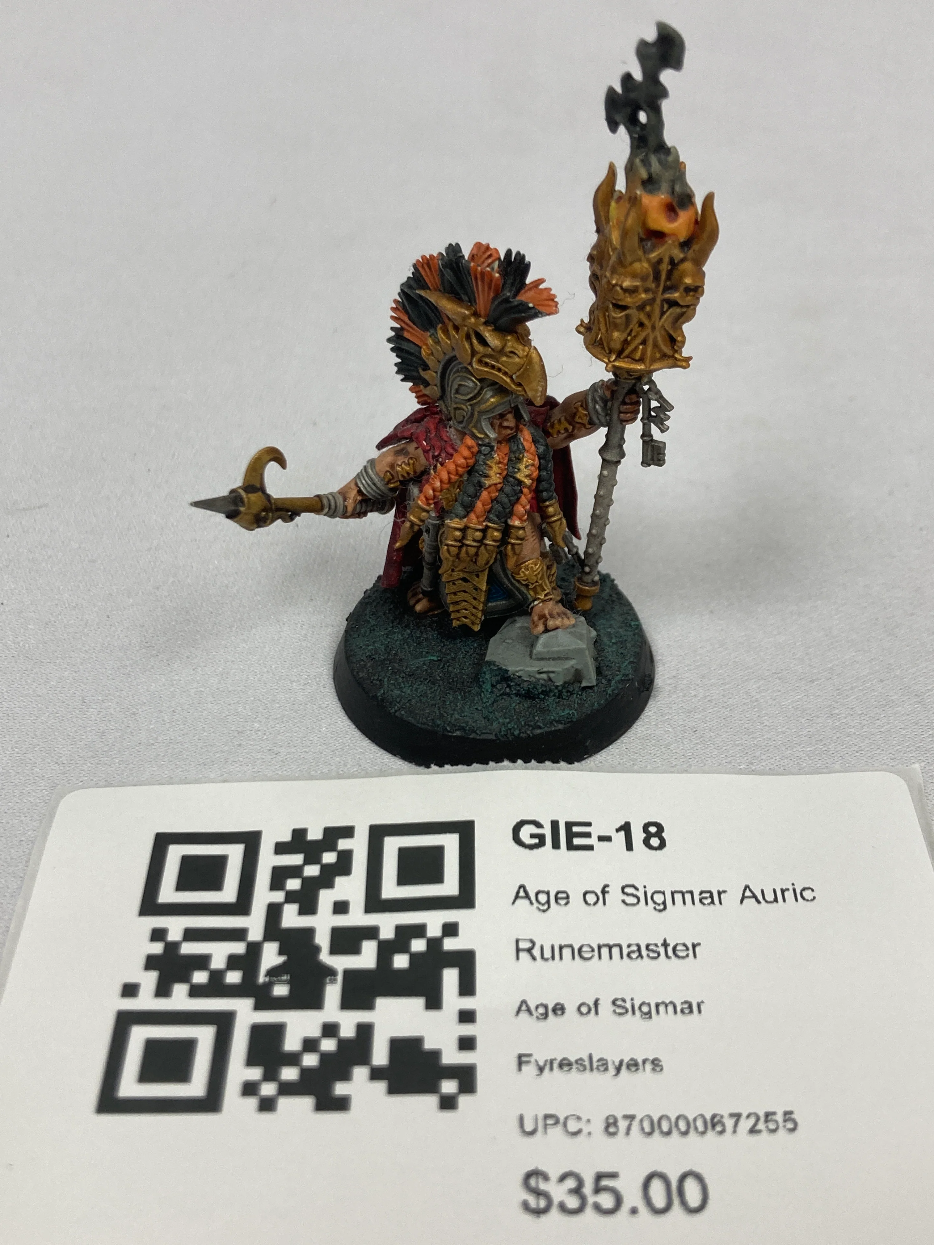 Age of Sigmar Auric Runemaster GIE-18