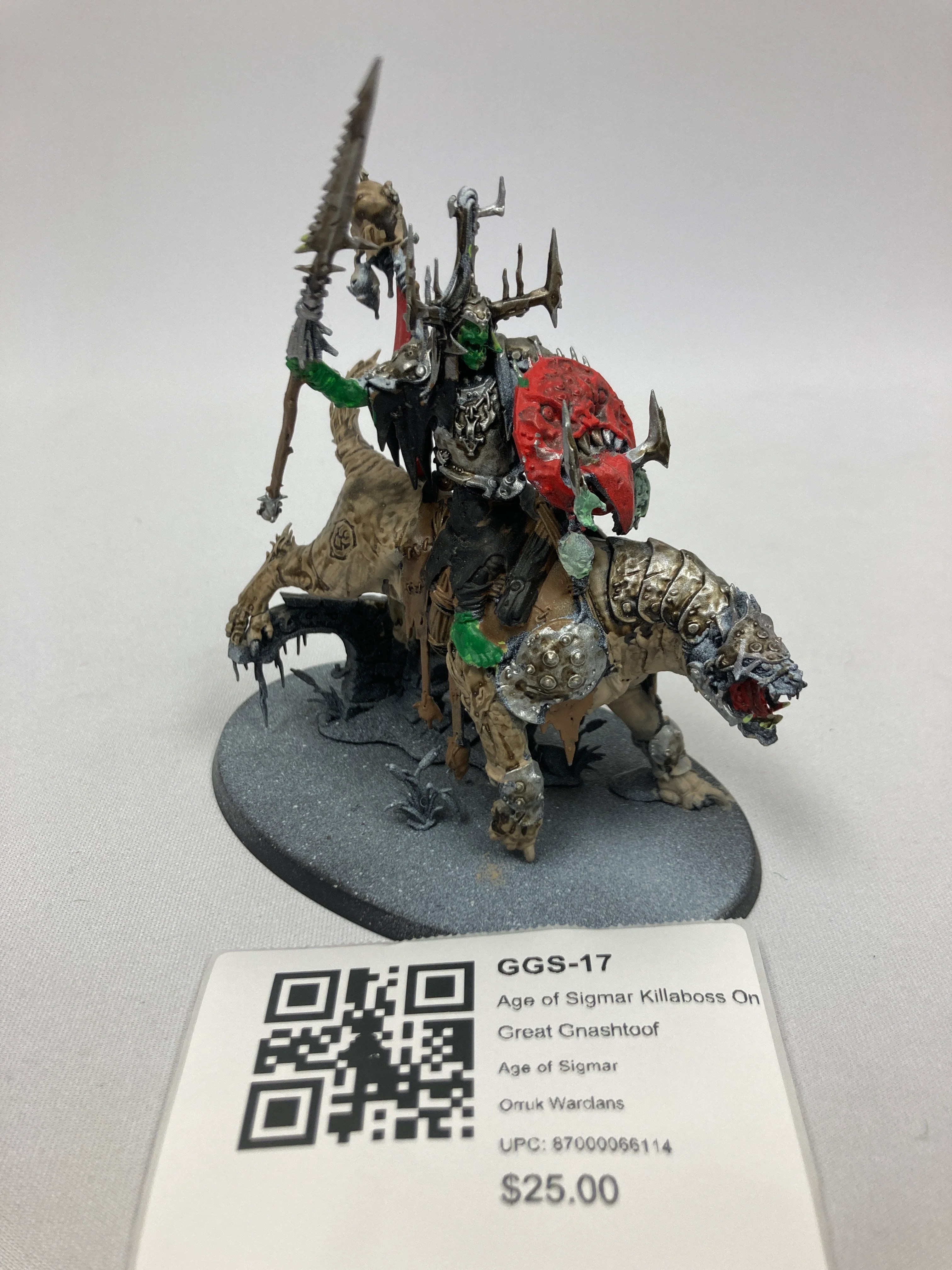 Age of Sigmar Killaboss On Great Gnashtoof GGS-17