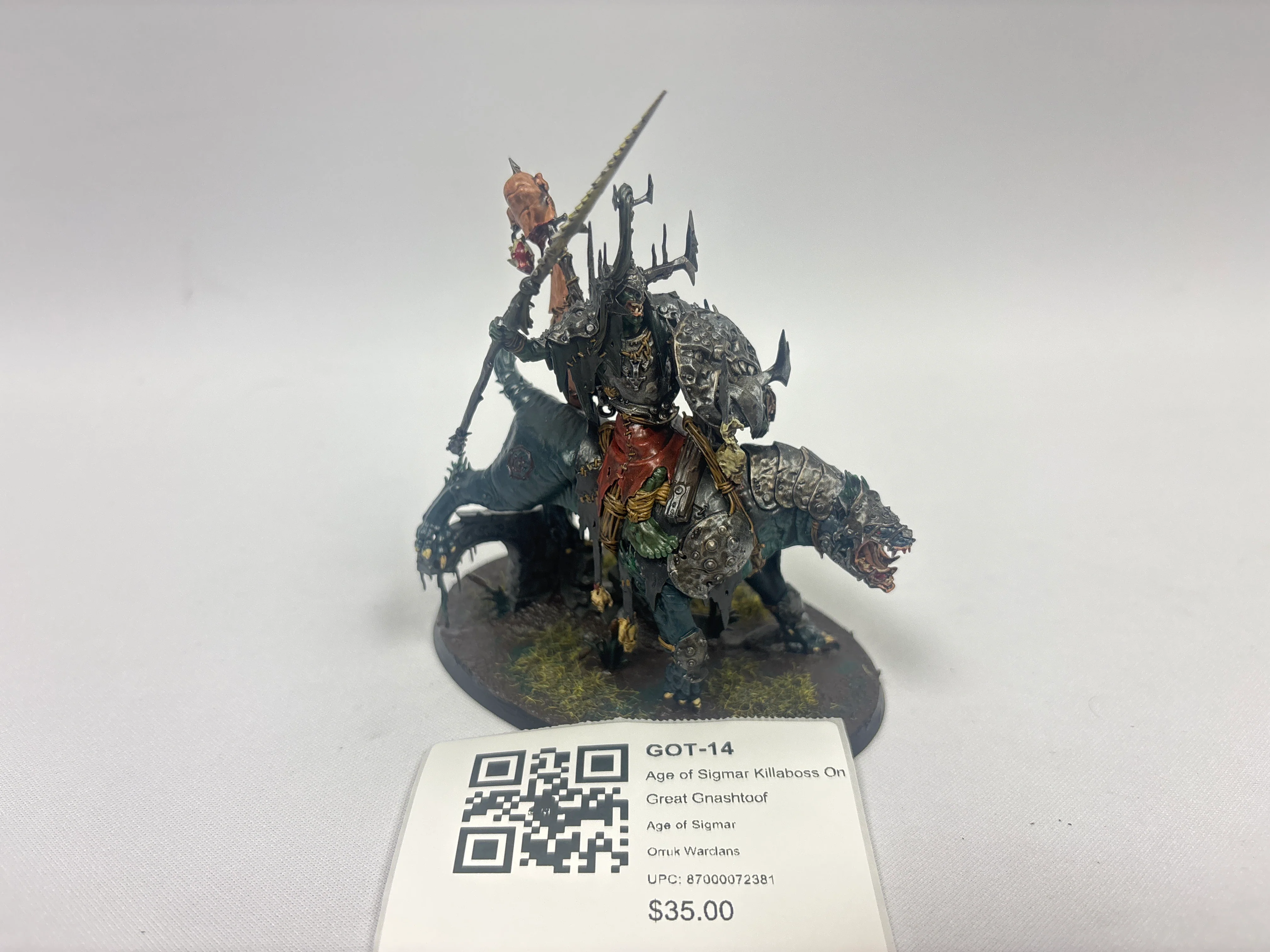 Age of Sigmar Killaboss On Great Gnashtoof GOT-14