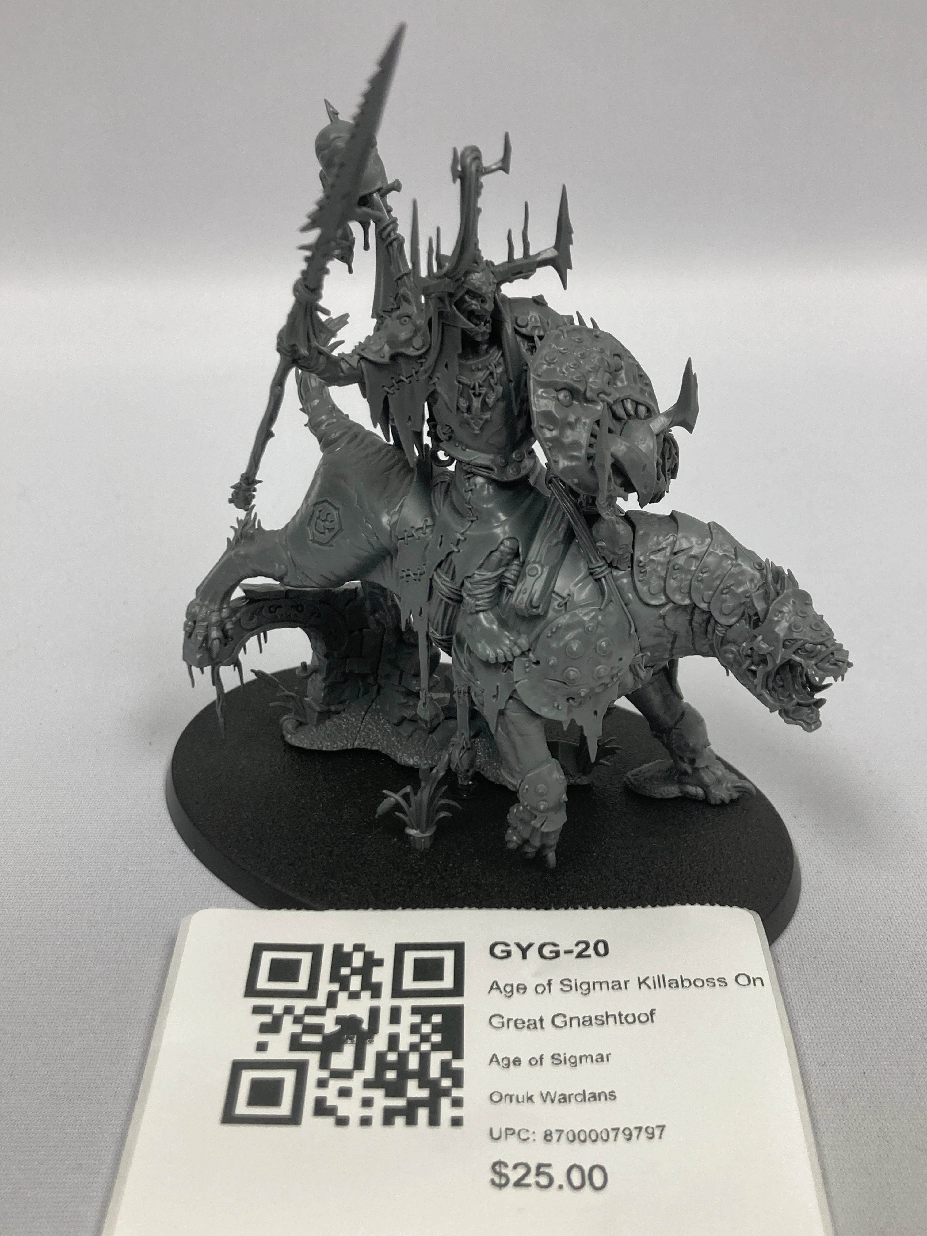Age of Sigmar Killaboss On Great Gnashtoof GYG-20