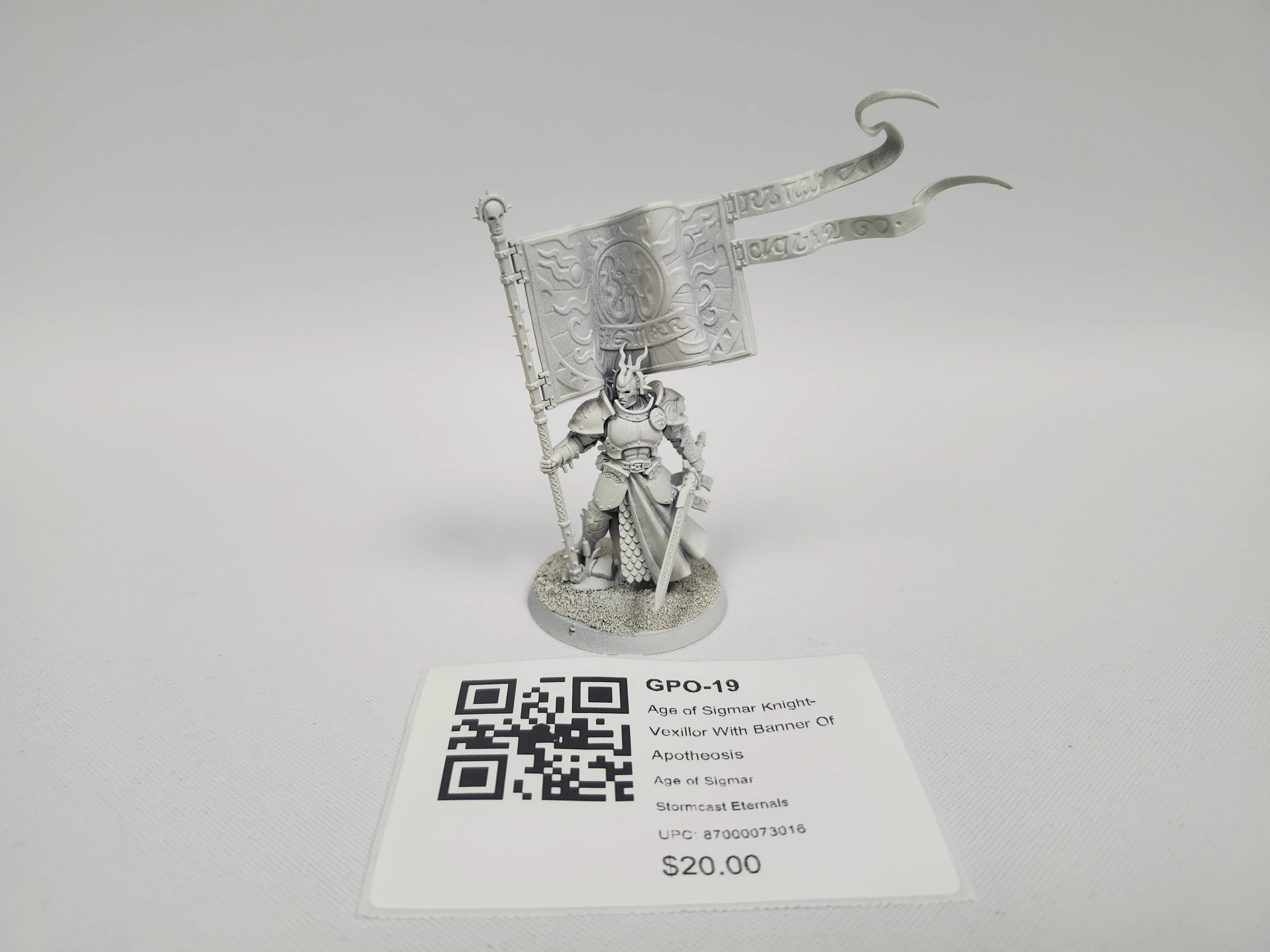 Age of Sigmar Knight-Vexillor With Banner Of Apotheosis GPO-19