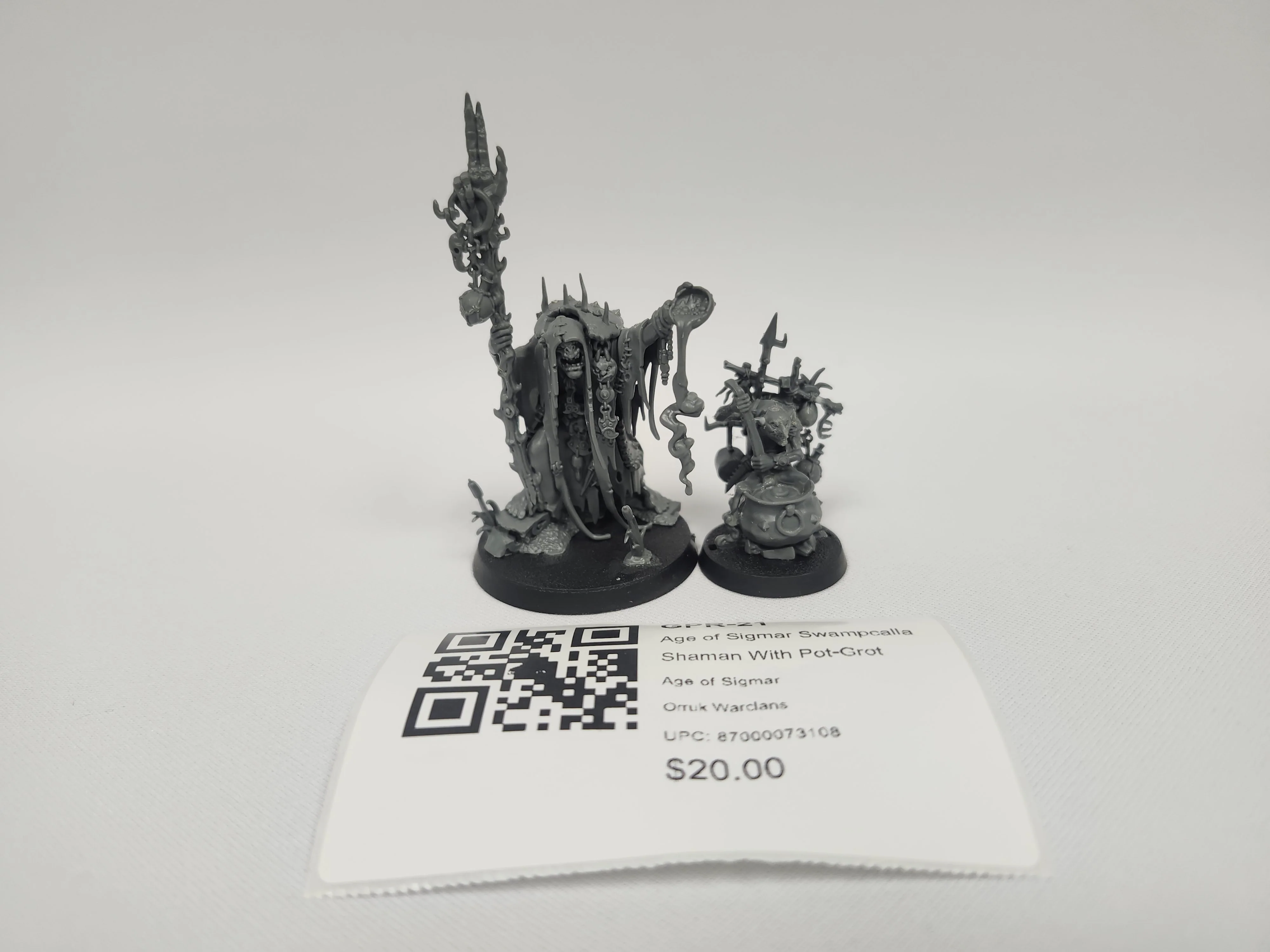 Age of Sigmar Swampcalla Shaman With Pot-Grot GPR-21