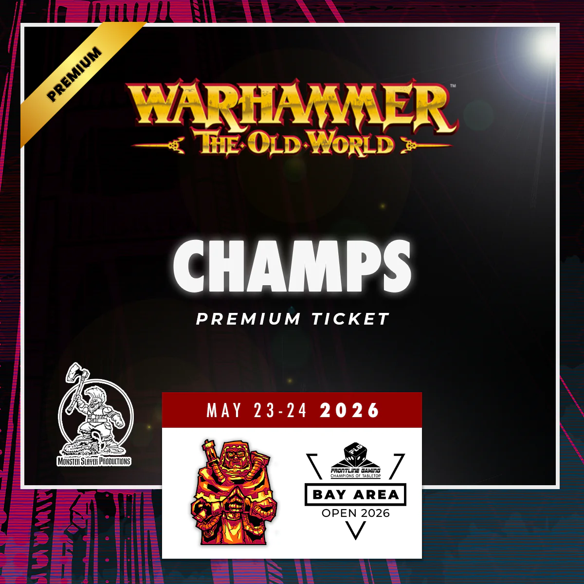 Bay Area Open 2026 - The Old World Championships (Premium Ticket)