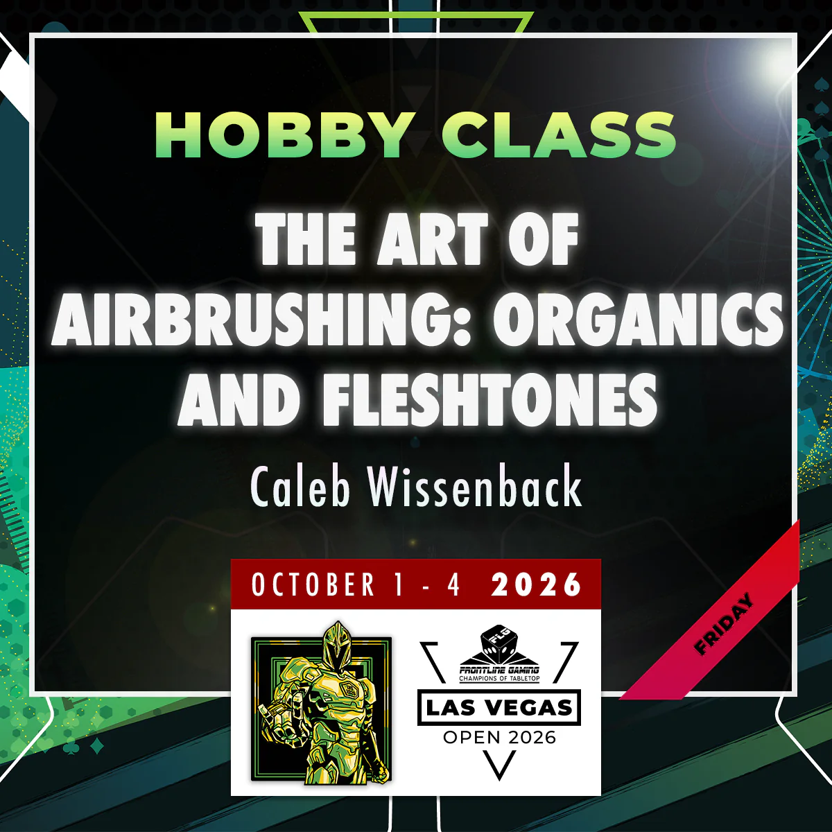 Caleb Wissenback - The Art of Airbrushing: Organics and Fleshtones - LVO 2026 Hobby Class