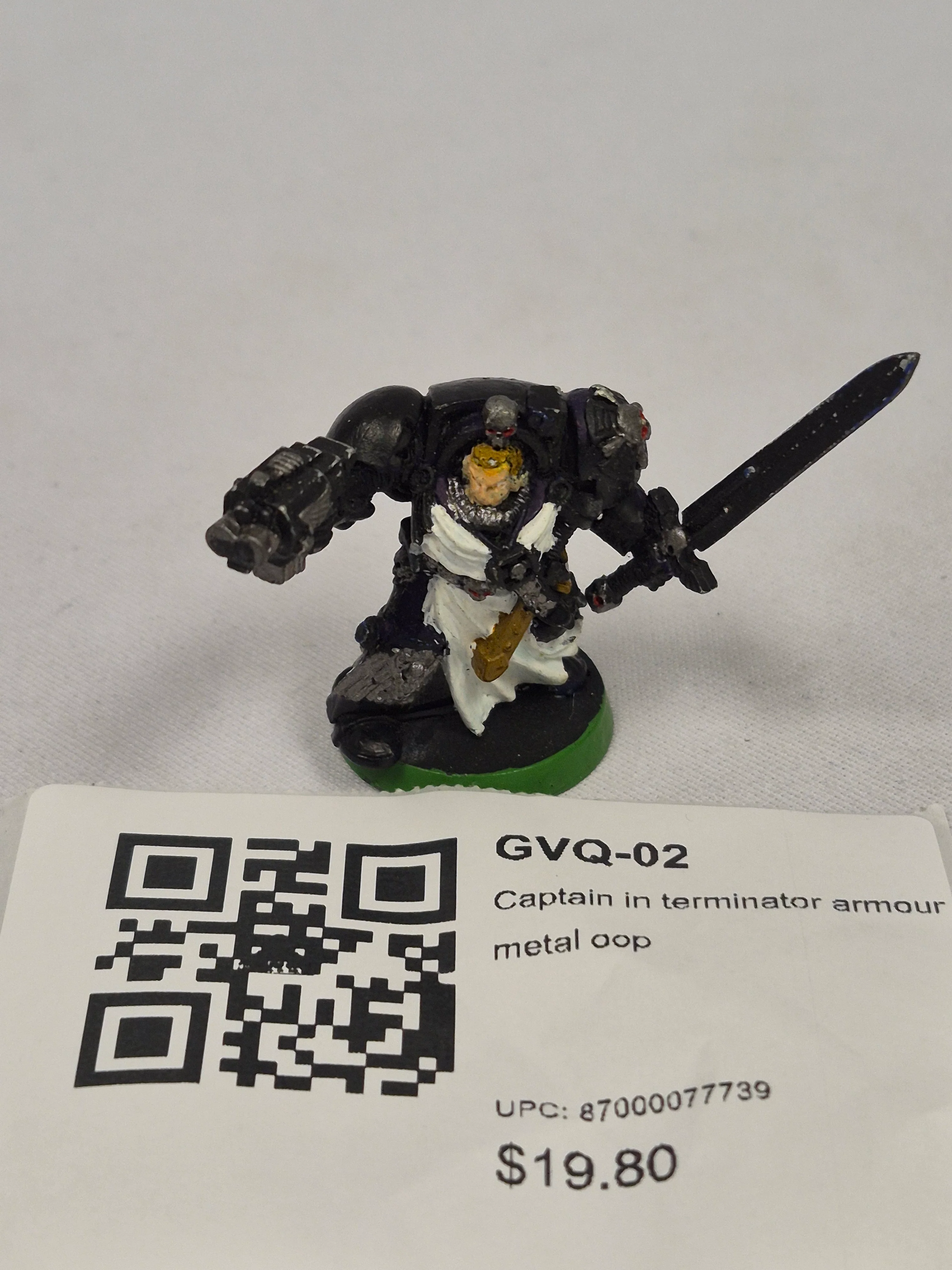 Captain in terminator armour metal oop GVQ-02