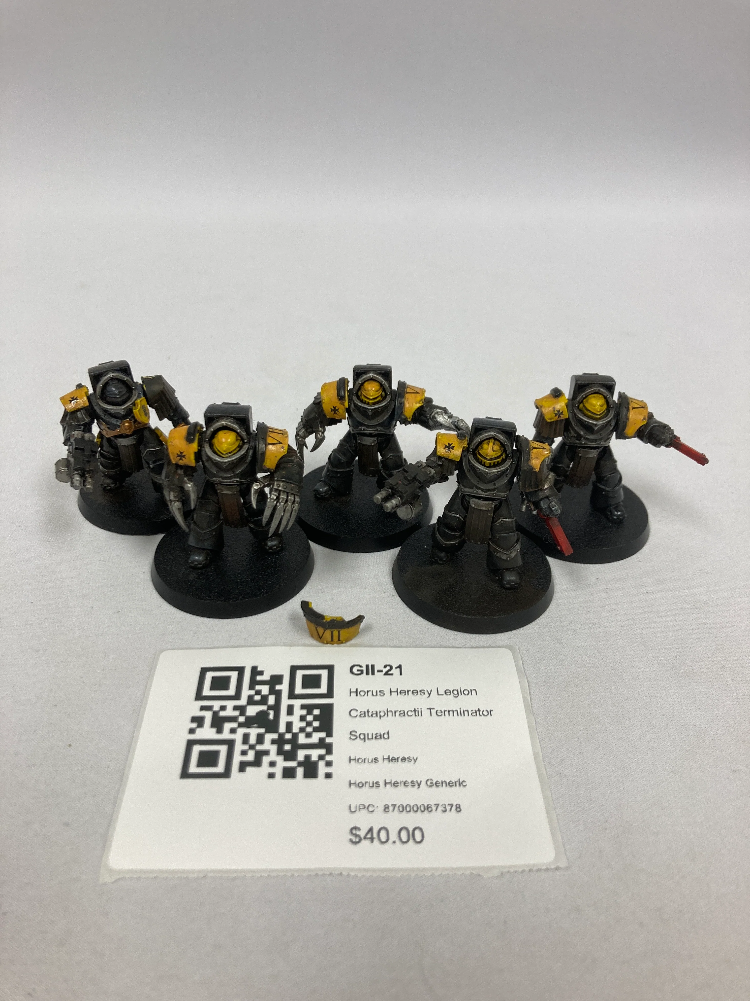 Horus Heresy Legion Cataphractii Terminator Squad GII-21