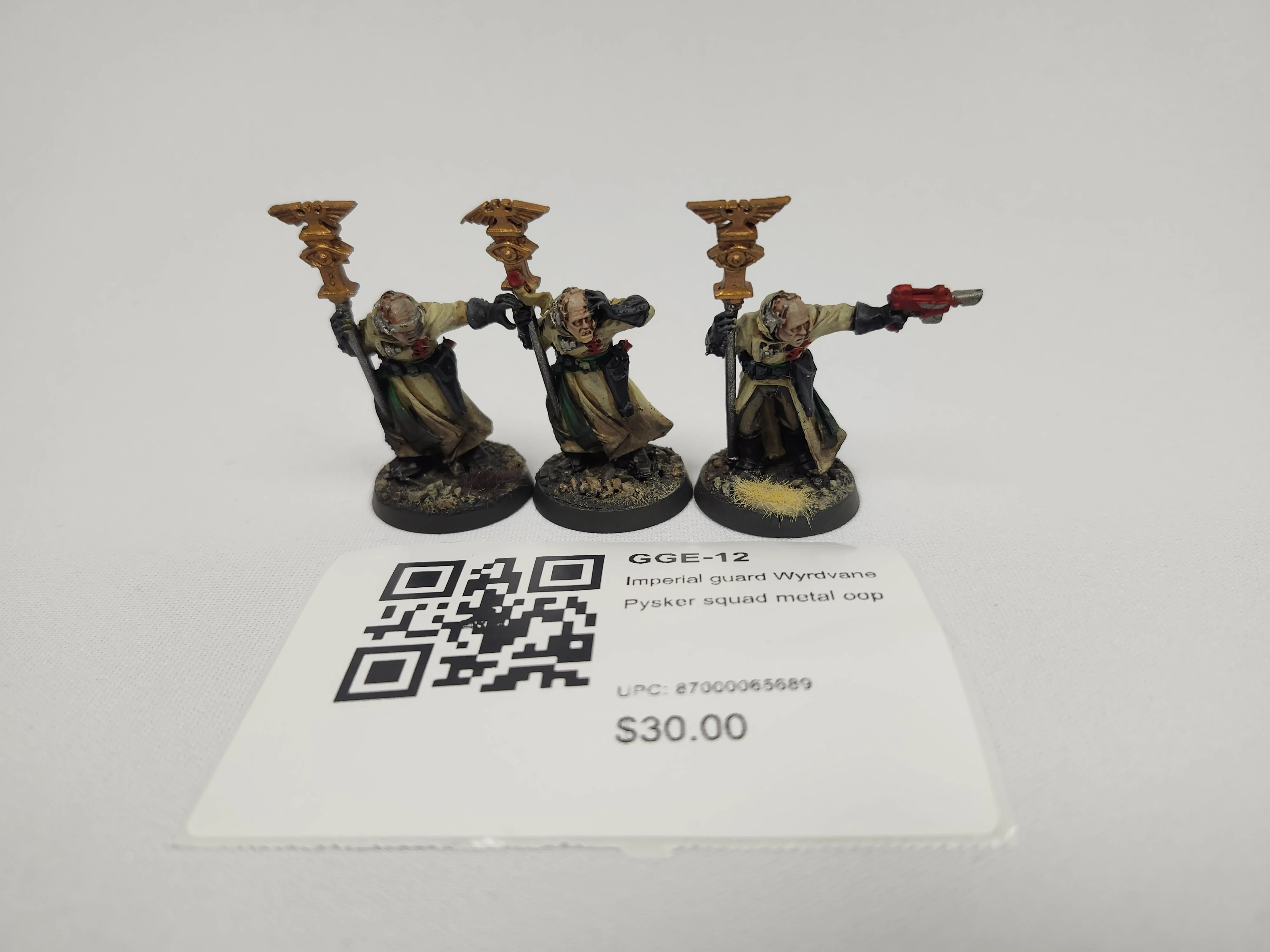 Imperial guard Wyrdvane Pysker squad metal oop GGE-12