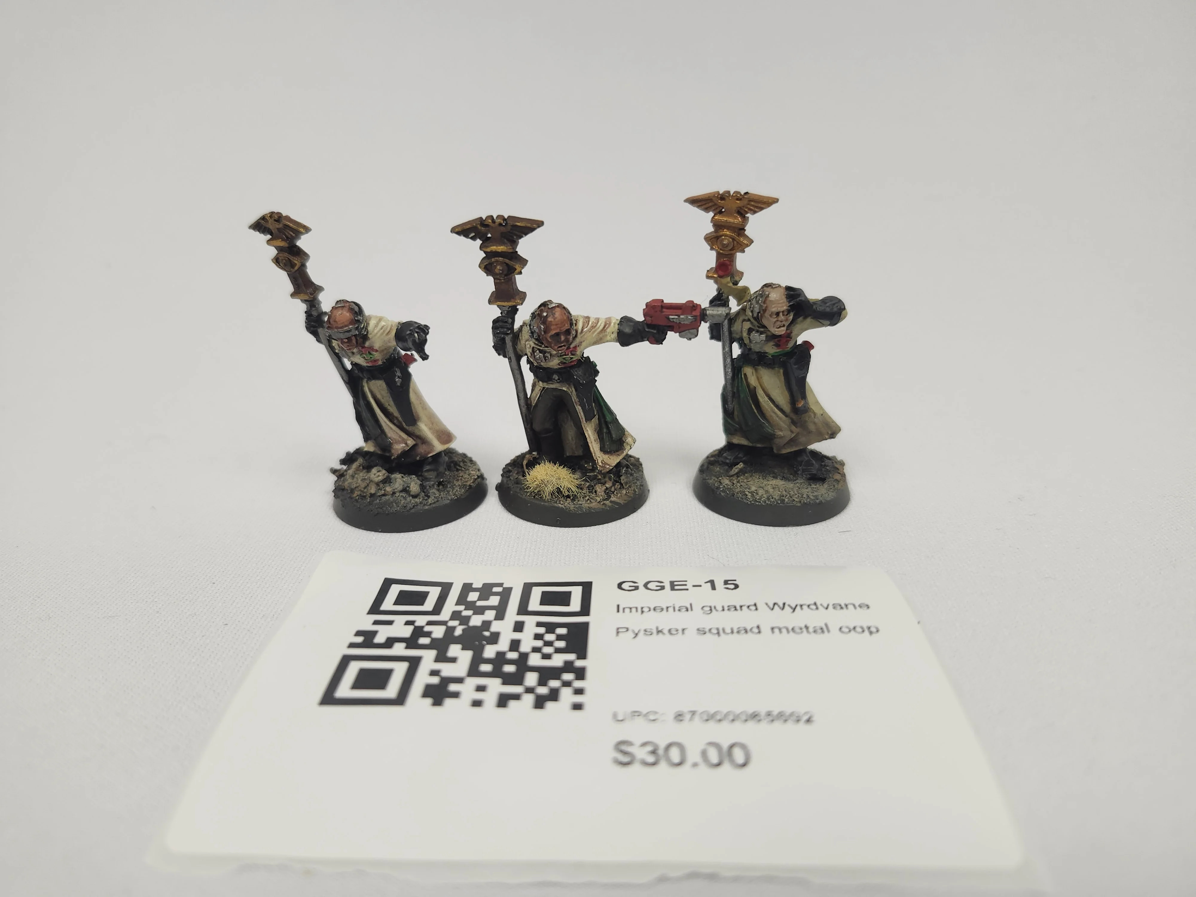 Imperial guard Wyrdvane Pysker squad metal oop GGE-15