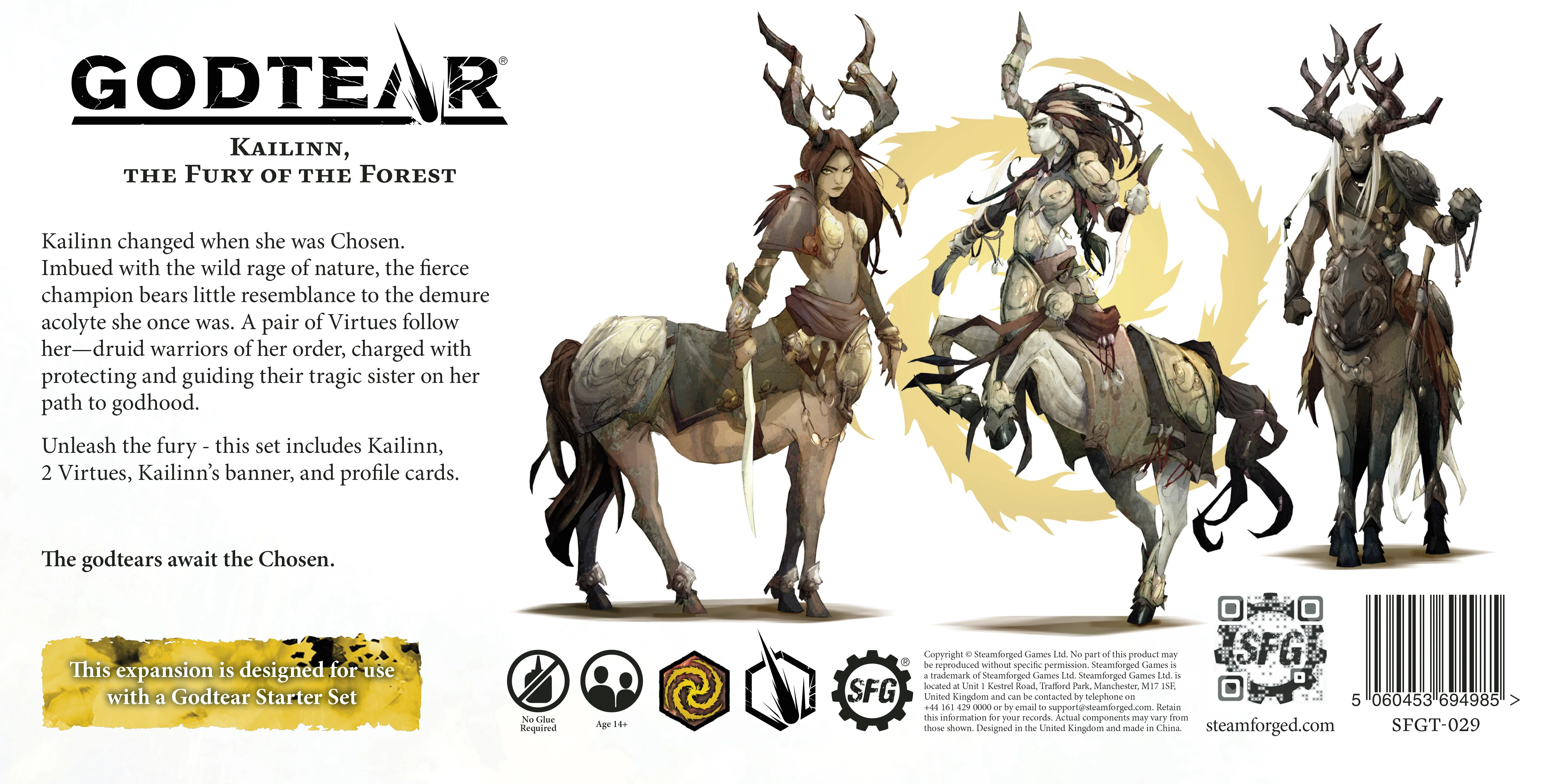 Godtear:  Kailinn, the Fury of the Forest and Virtues - Image 2