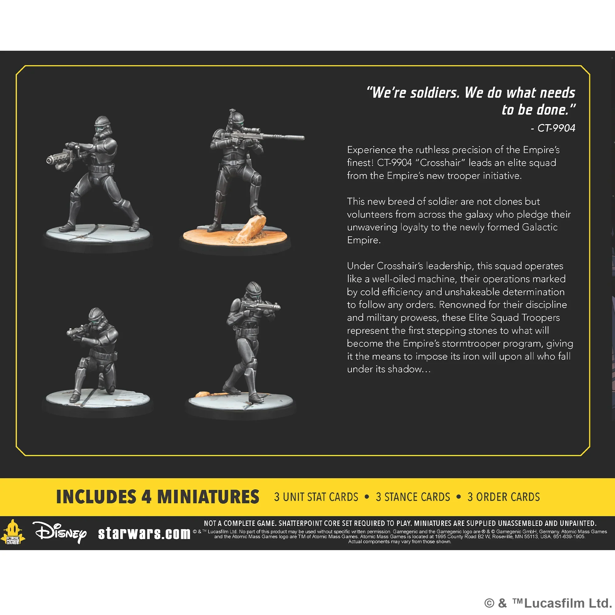 Star Wars Shatterpoint - Good Soldiers Follow Orders Squad Pack - Image 4