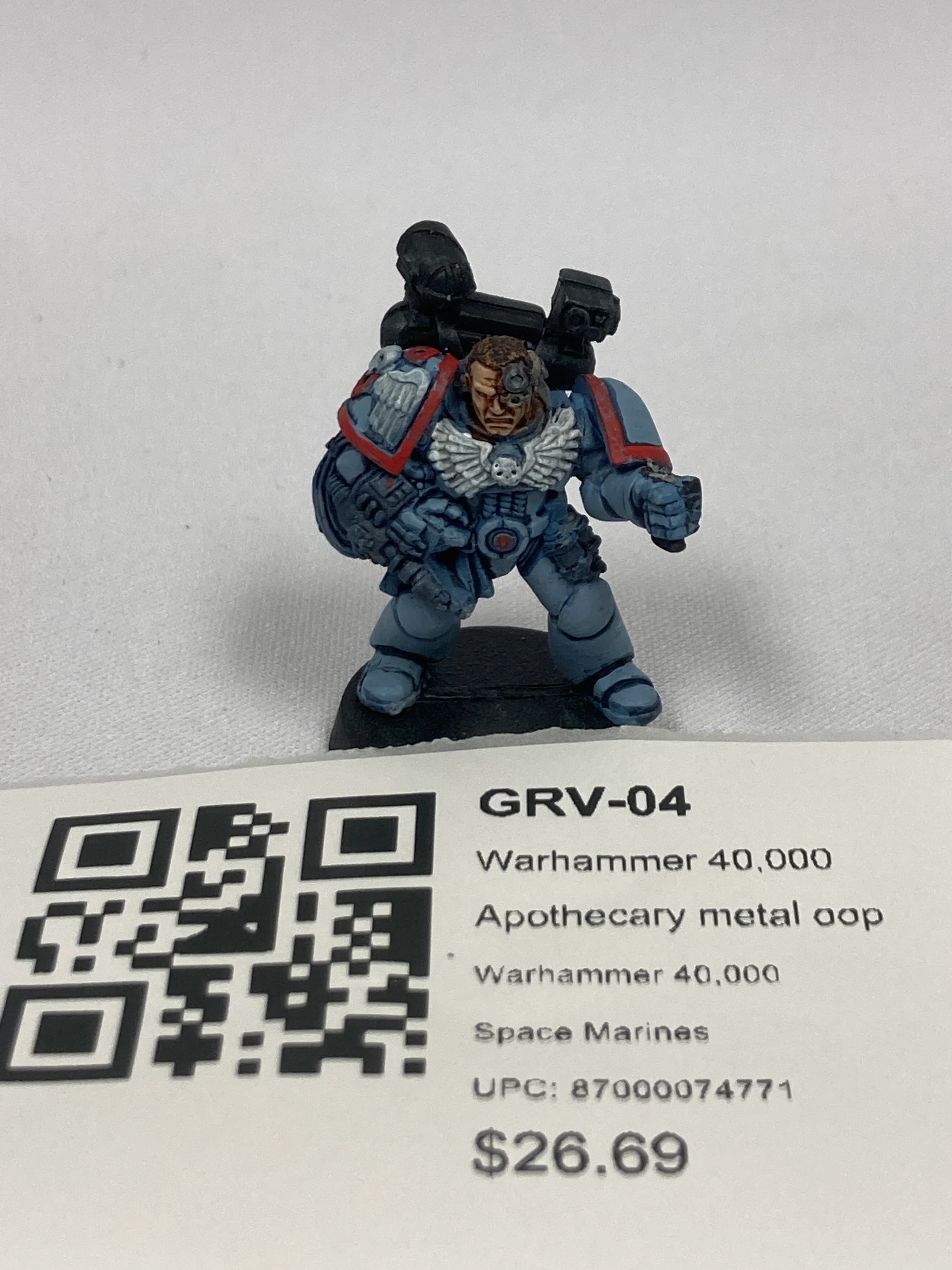 Warhammer 40,000 Apothecary metal oop GRV-04