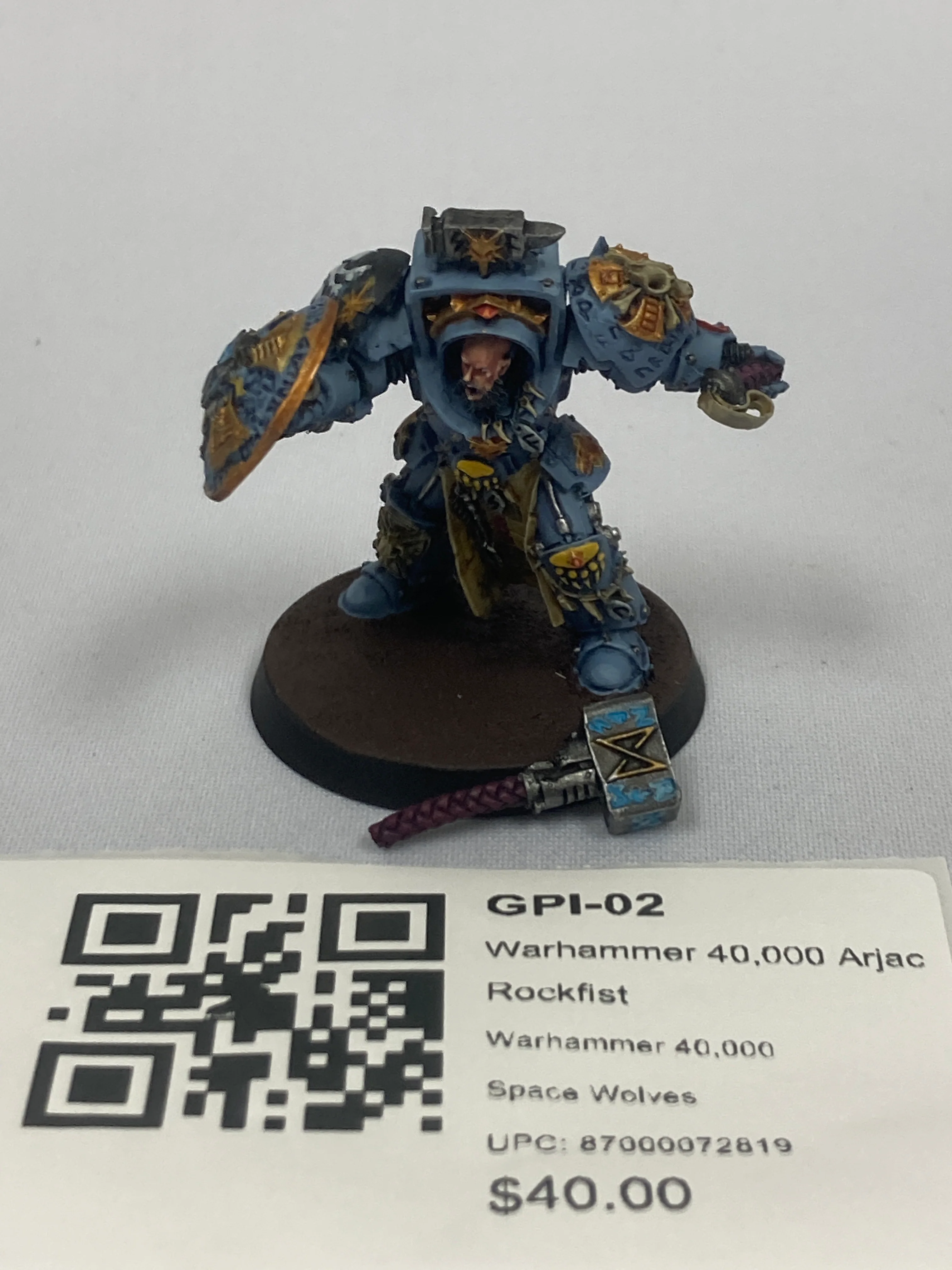 Warhammer 40,000 Arjac Rockfist GPI-02