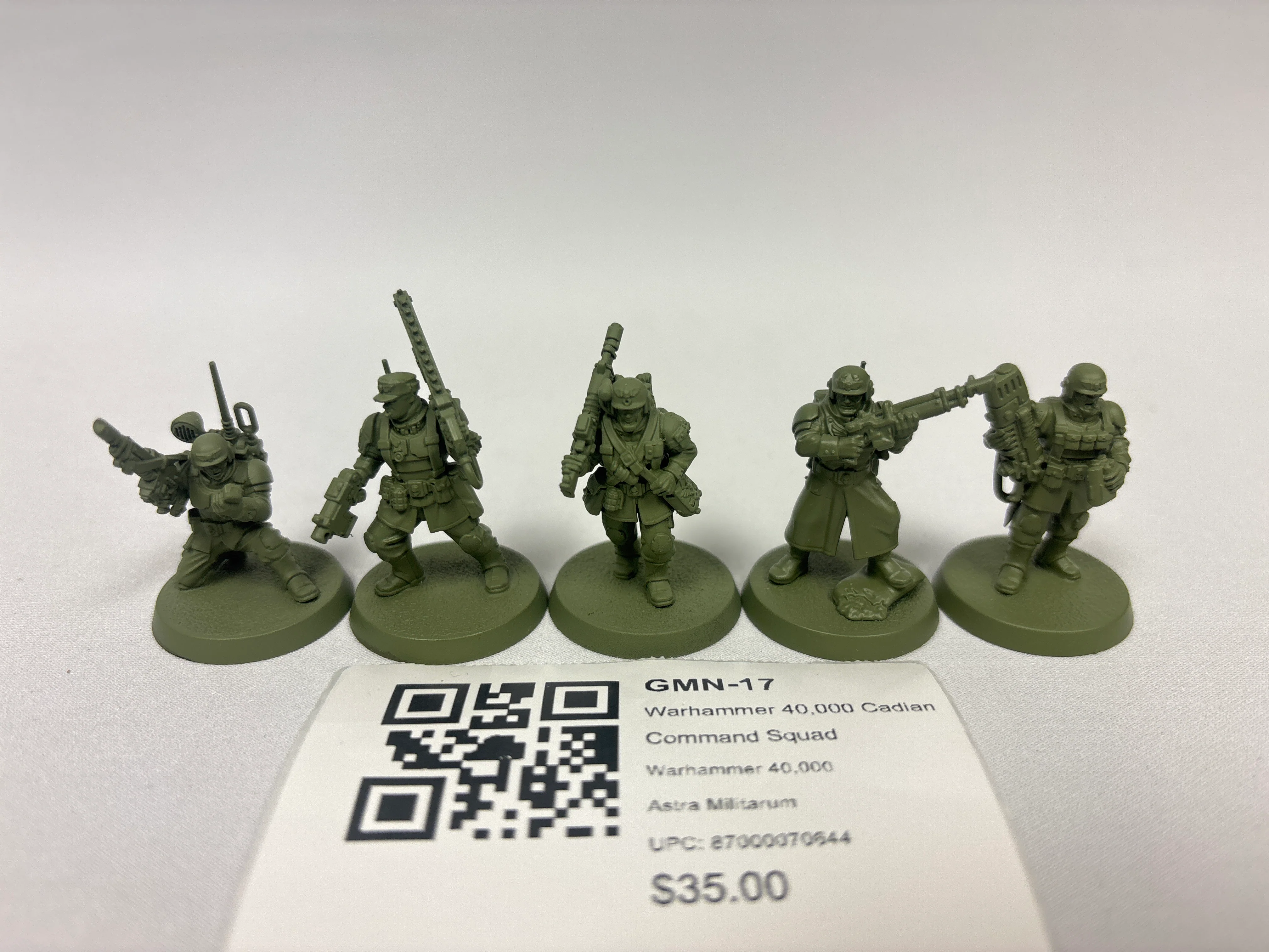 Warhammer 40,000 Cadian Command Squad GMN-17