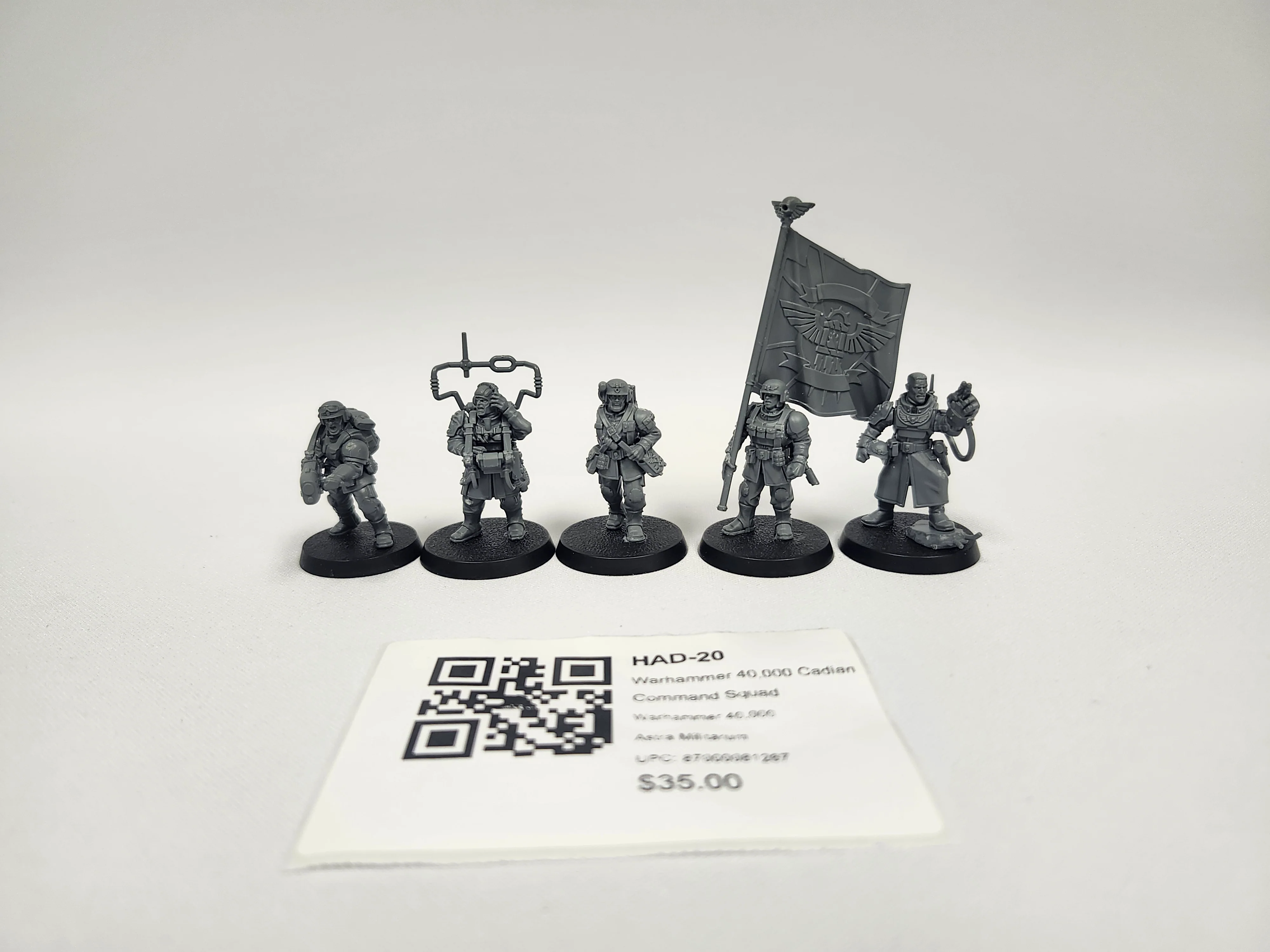 Warhammer 40,000 Cadian Command Squad HAD-20
