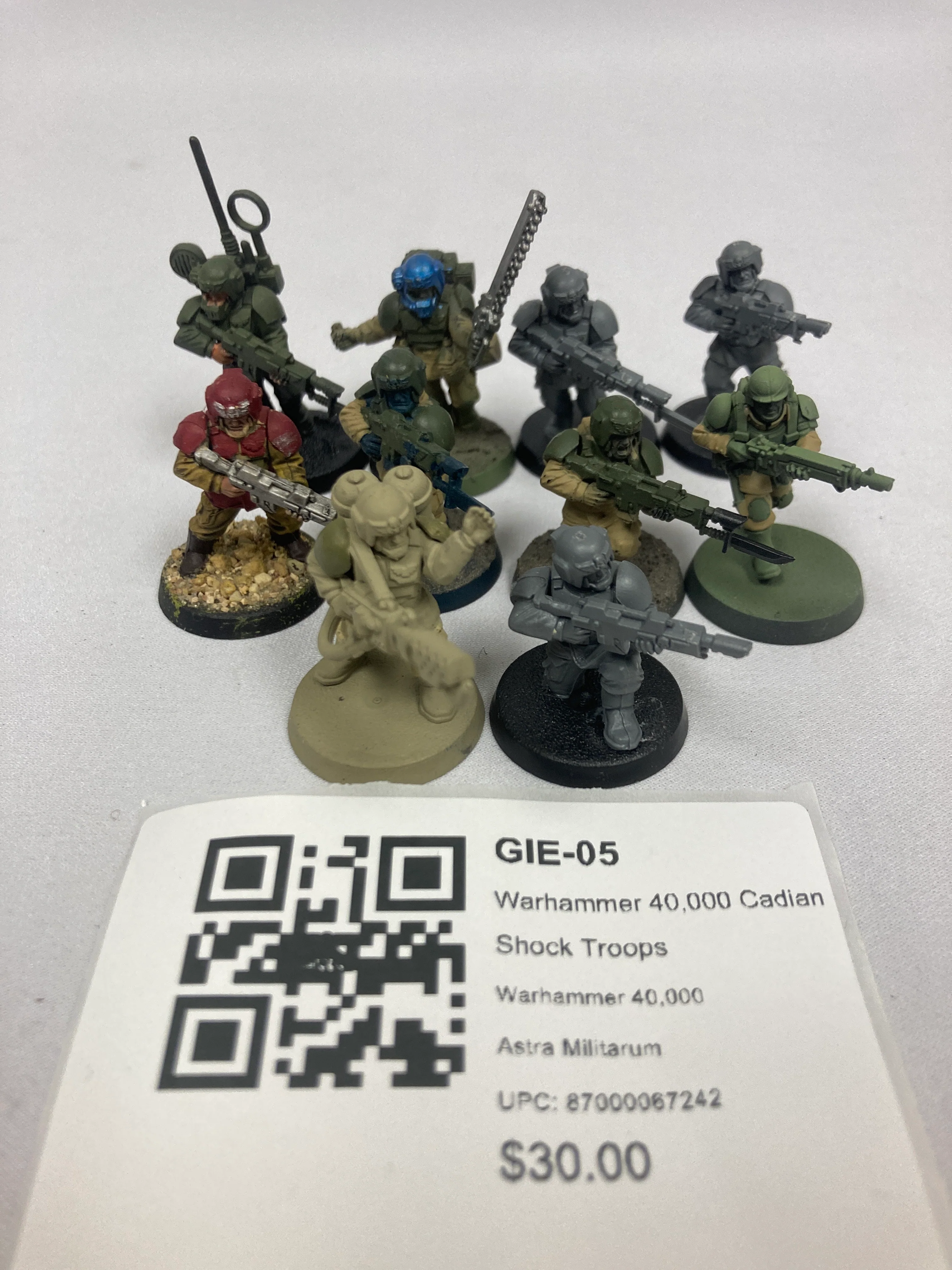Warhammer 40,000 Cadian Shock Troops GIE-05