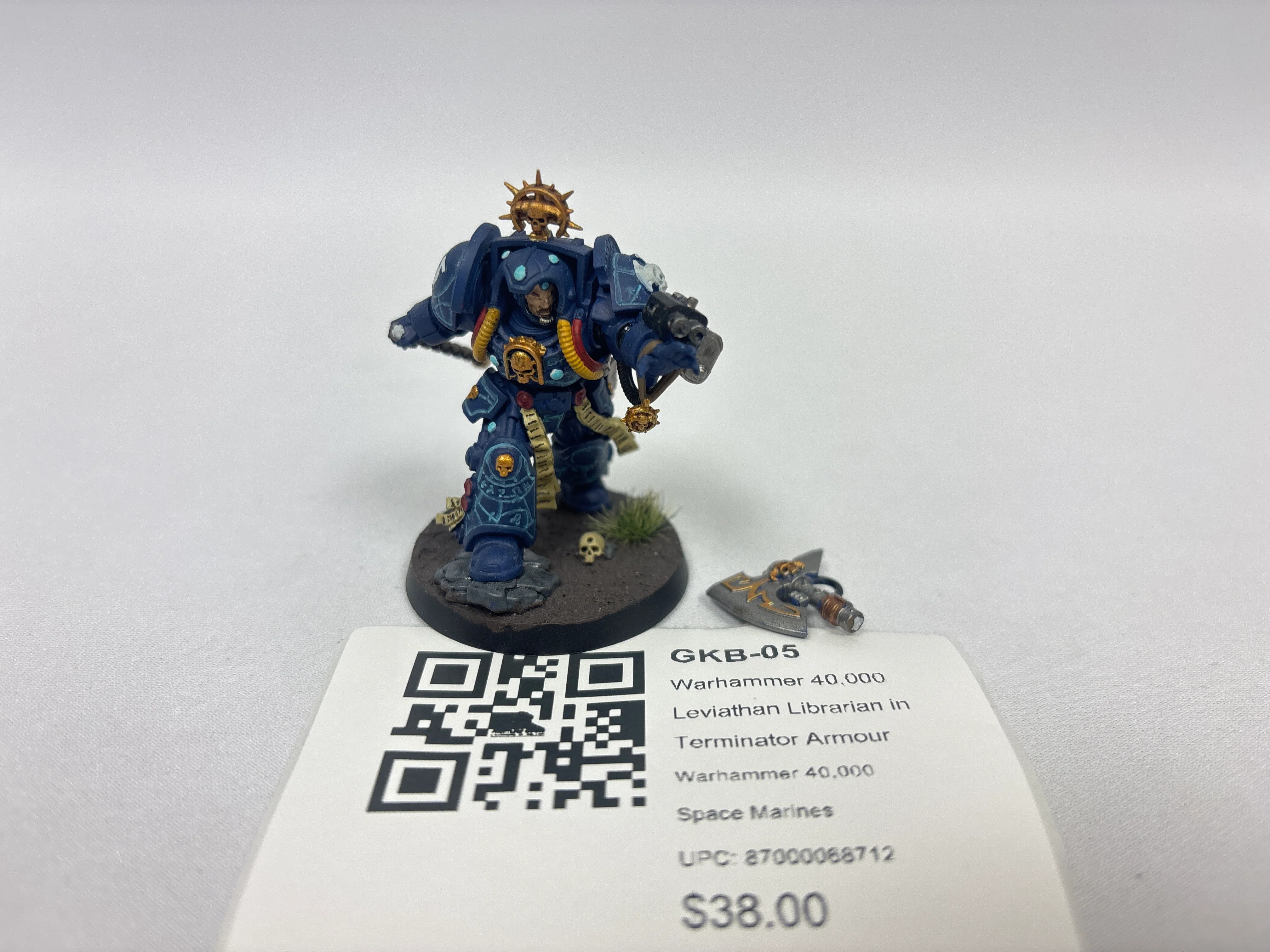 Warhammer 40,000 Leviathan Librarian in Terminator Armour GKB-05
