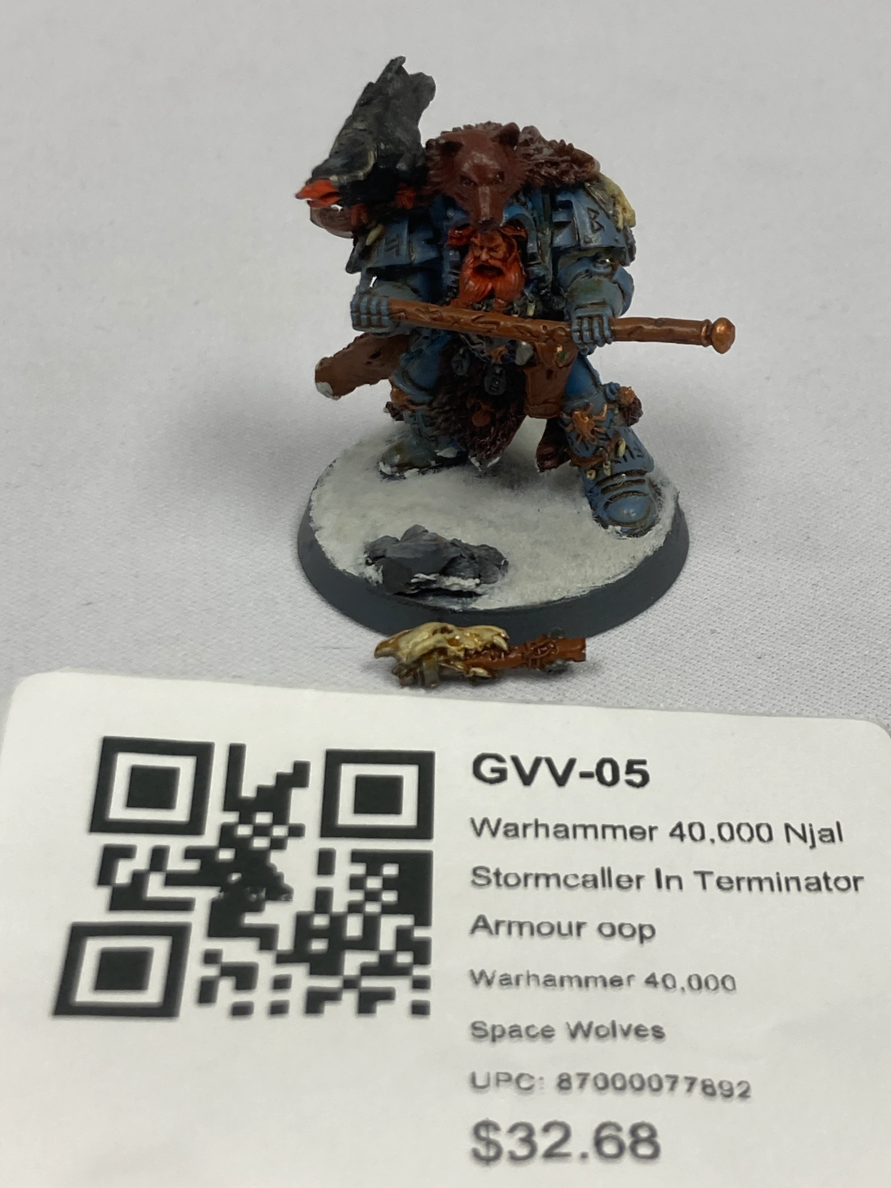 Warhammer 40,000 Njal Stormcaller In Terminator Armour oop GVV-05