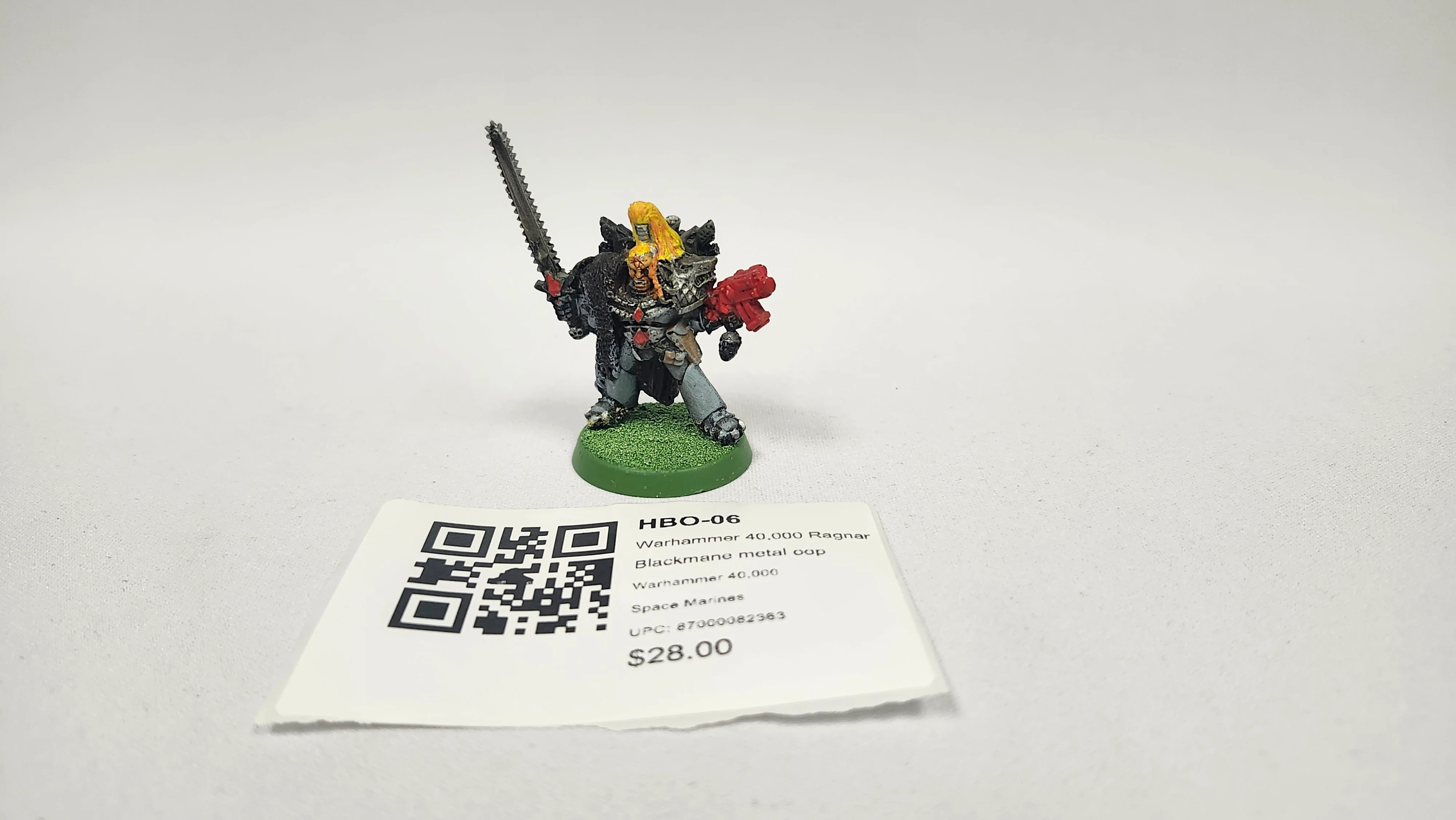 Warhammer 40,000 Ragnar Blackmane metal oop HBO-06