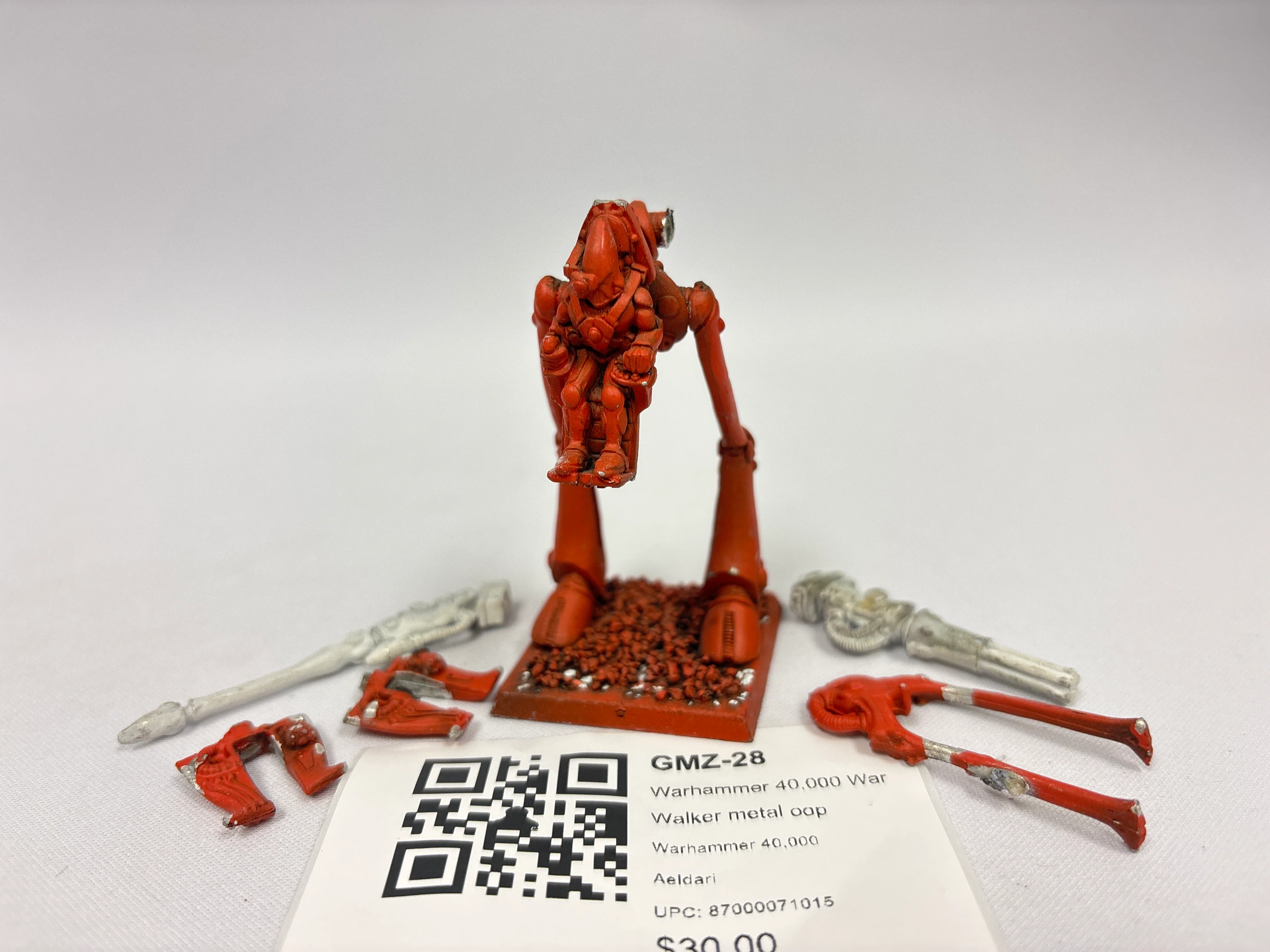 Warhammer 40,000 War Walker metal oop GMZ-28