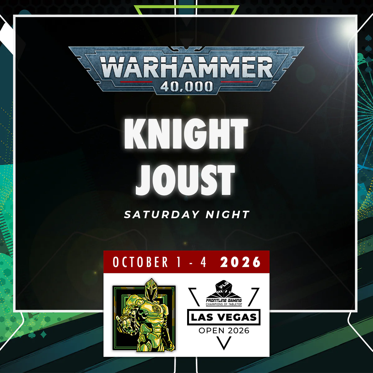 Warhammer 40k Knight Joust - LVO 2026 - Image 2