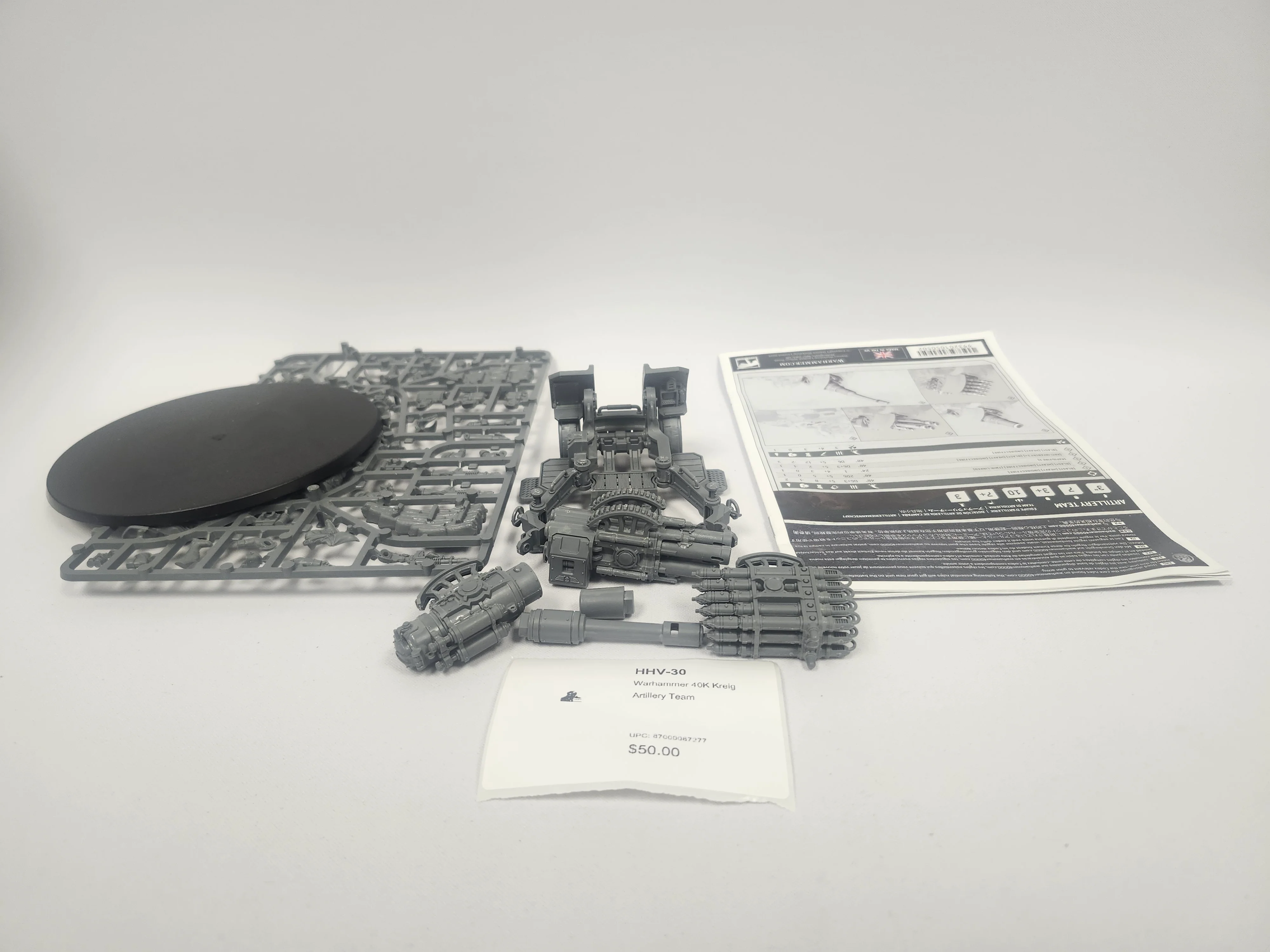 Warhammer 40K Kreig Artillery Team HHV-30